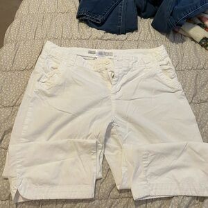 Women's Old Navy White Capris